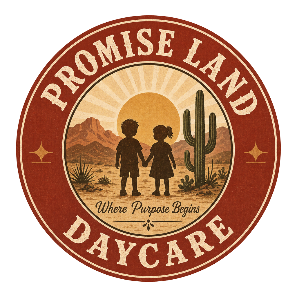 Promise Land Daycare badge logo